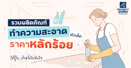 รวมผลิตภัณฑ์ทำความสะอาดตัวเด็ด "ราคาหลักร้อย" ใช้ปุ๊บ...บ้านวิ้งวับจับใจ