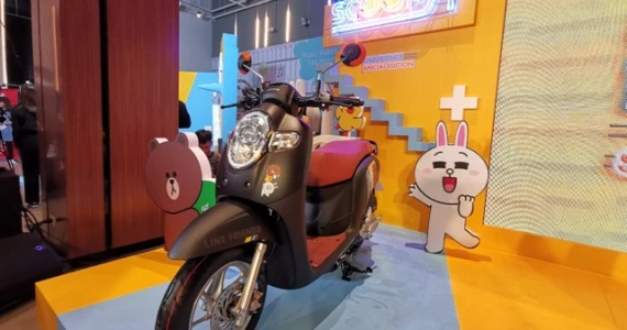 รูปภาพ ฮอนด้า Honda Scoopy i LINE FRIENDS Special Edition ปี 2019