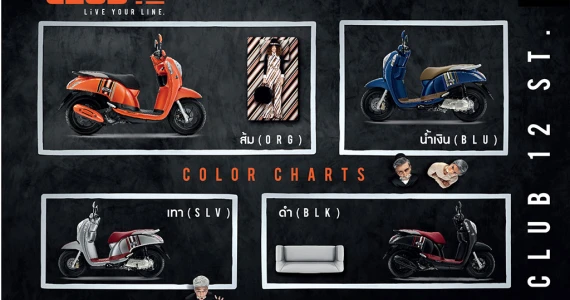 รูปภาพ ฮอนด้า Honda Scoopy i Club 12 ปี 2014