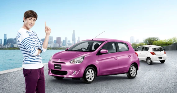 รูปภาพ มิตซูบิชิ Mitsubishi Mirage Bloom Edition ปี 2013