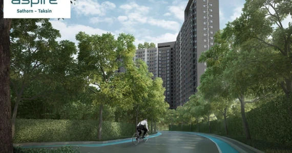 รูปภาพ แอสปาย สาทร-ตากสิน คอปเปอร์ โซน (Aspire Sathorn-Taksin Copper Zone)