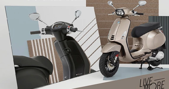 รูปภาพ เวสป้า Vespa Sprint S 150 i-Get ABS (TFT) Bronzo Antico ปี 2021