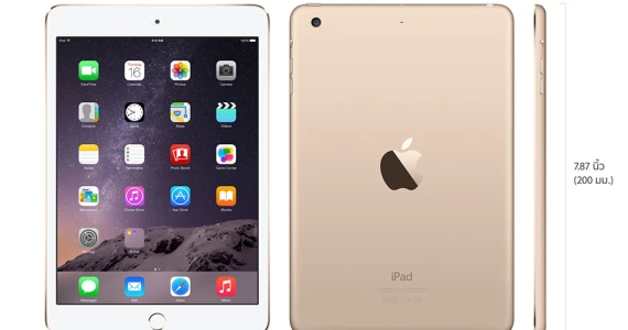 รูปภาพ แอปเปิล APPLE-iPad Mini 3 WiFi + Cellular 128 GB