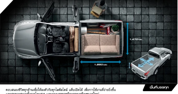 รูปภาพ มิตซูบิชิ Mitsubishi Triton Plus Mega Cab 2.4 MIVEC GLX M/T ปี 2015