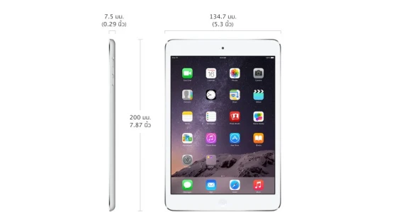 รูปภาพ แอปเปิล APPLE-iPad Mini 2 WiFi + Cellular 32GB