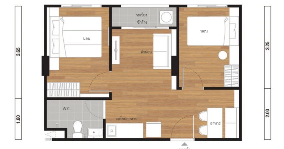 รูปภาพ ลุมพินี วิลล์ สุขุมวิท 76 - แบริ่ง สเตชั่น 2 (Lumpini Ville Sukhumvit 76-Bearing Station 2)