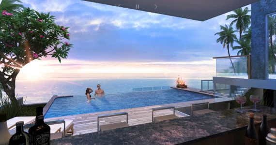 รูปภาพ ดิ เอ็มเมอรัล โอเชียน ฟร้อน เรสซิเด้นซ์ (The Emerald Oceanfront Residence)