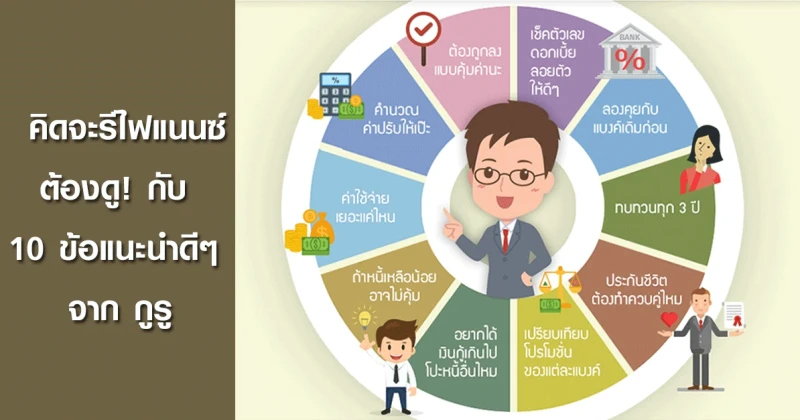 คิดจะรีไฟแนนซ์บ้านต้องดู! กับ 10 ข้อแนะนำดีๆ จาก กูรู