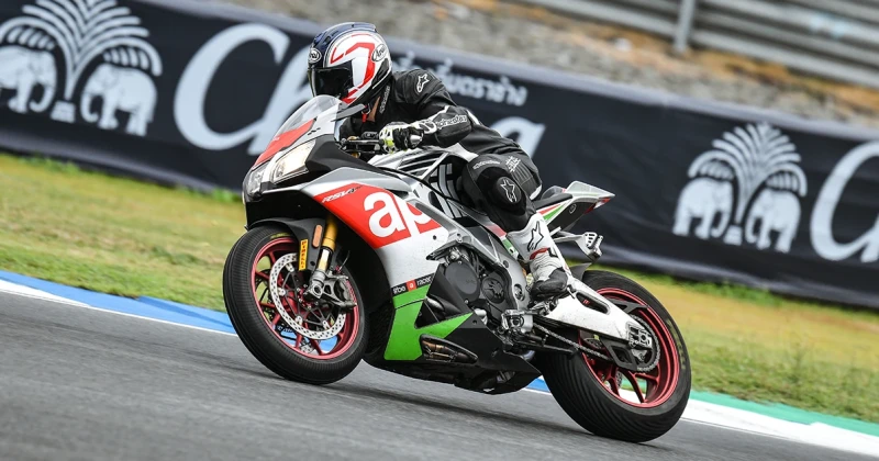 รีวิว สัมผัสตัวแรง 200 ม้า Aprilia RSV4 ใหม่ ในกิจกรรม TRACK DAY 2018 (Test Ride Review)