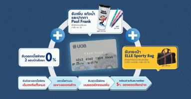 พลัสได้อีก เมื่อมี CASH PLUS โปรโมชั่นสุดว้าว!! จากบัตรกดเงินสด ยูโอบี แคชพลัส