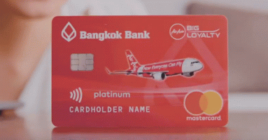 บัตรเครดิตแอร์เอเชีย ธนาคารกรุงเทพ ยิ่งช้อป ยิ่งรูด ยิ่งได้บินฟรี บัตรเดียว...ฟรีเป็นขบวน