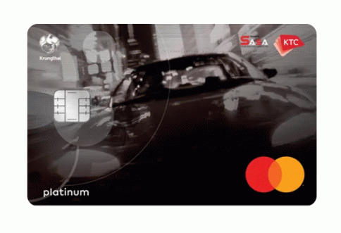 บัตรเครดิต KTC - TOYOTA SASA PLATINUM MASTERCARD-บัตรกรุงไทย (KTC)