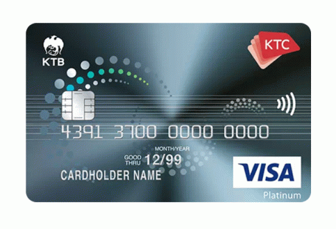บัตรเครดิต KTC Senior Visa Platinum บัตรกรุงไทย (KTC)