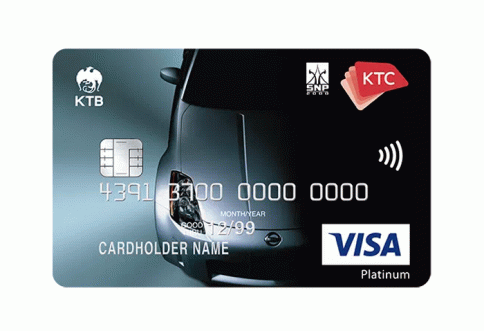 บัตรเครดิต KTC - SNP2000 Visa Platinum-บัตรกรุงไทย (KTC)