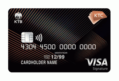 บัตรเครดิต KTC VISA SIGNATURE-บัตรกรุงไทย (KTC)