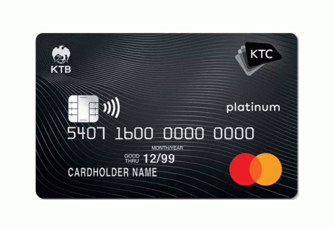 บัตรเครดิต KTC Platinum MasterCard บัตรกรุงไทย (KTC)