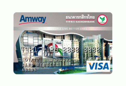 บัตรเครดิตร่วมแอมเวย์ - กสิกรไทย คลาสสิก-ธนาคารกสิกรไทย (KBANK)
