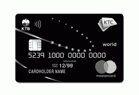 KTC WORLD MASTERCARD-บัตรกรุงไทย (KTC)