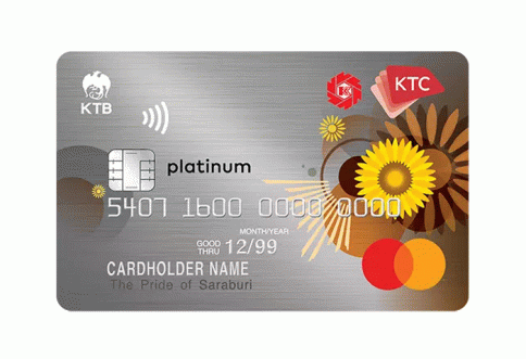 บัตรเครดิต KTC - TAWEEKIT COMPLEX PLATINUM MASTERCARD-บัตรกรุงไทย (KTC)