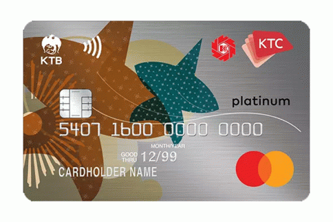 บัตรเครดิต KTC - Taweekit Supercenter Titanium MasterCard บัตรกรุงไทย (KTC)