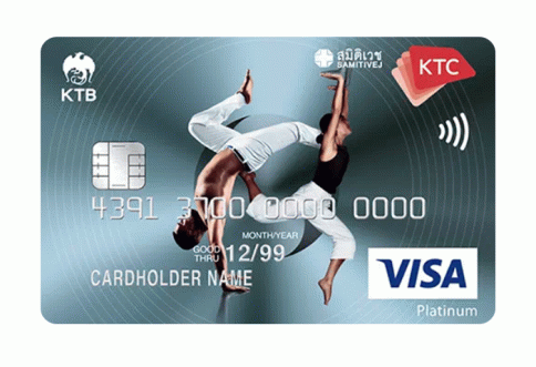 บัตรเครดิต KTC - Samitivej Hospital Visa Platinum บัตรกรุงไทย (KTC)