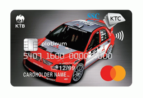 บัตรเครดิต KTC - SSC PLATINUM MASTERCARD บัตรกรุงไทย (KTC)