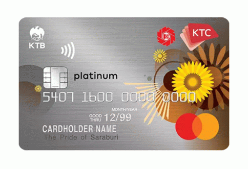 บัตรเครดิต KTC - TAWEEKIT COMPLEX PLATINUM MASTERCARD-บัตรกรุงไทย (KTC)