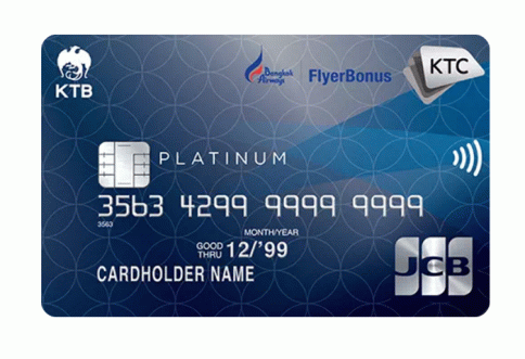 บัตรเครดิต KTC - BANGKOK AIRWAYS JCB PLATINUM-บัตรกรุงไทย (KTC)