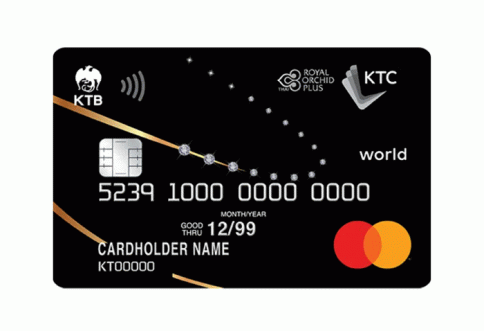 KTC - ROYAL ORCHID PLUS WORLD MASTERCARD-บัตรกรุงไทย (KTC)