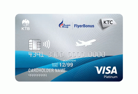 บัตรเครดิต KTC - Bangkok Airways Visa Platinum-บัตรกรุงไทย (KTC)