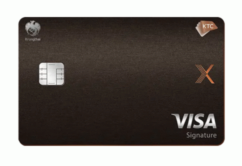 บัตรเครดิต KTC X VISA SIGNATURE-บัตรกรุงไทย (KTC)