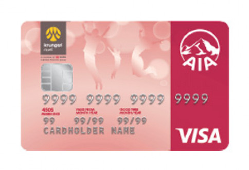 บัตรเครดิต เอไอเอ วีซ่า (AIA Visa Credit Card)-บัตรกรุงศรีอยุธยา (Krungsri)