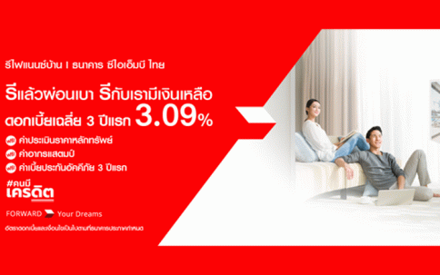 สินเชื่อรีไฟแนนซ์บ้าน-ธนาคารซีไอเอ็มบี ไทย (CIMB THAI)