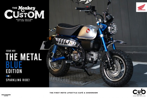 ฮอนด้า Honda Monkey The Metal Blue Edition ปี 2020