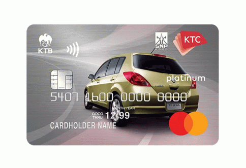 บัตรเครดิต KTC - SNP2000 PLATINUM MASTERCARD-บัตรกรุงไทย (KTC)