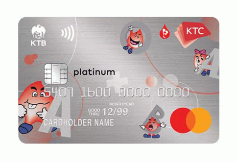 บัตรเครดิต KTC - THAI RED CROSS NATIONAL BLOOD CENTRE PLATINUM MASTERCARD-บัตรกรุงไทย (KTC)