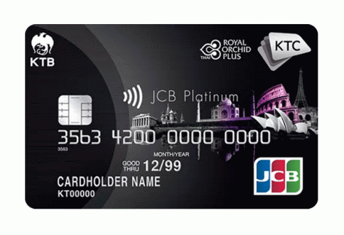 บัตรเครดิต KTC - Royal Orchid Plus JCB Platinum บัตรกรุงไทย (KTC)