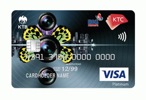 บัตรเครดิต KTC - Big Camera Visa Platinum-บัตรกรุงไทย (KTC)