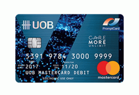 บัตรเดบิต ยูโอบี วีแคร์ มอร์ อันลิมิต-ธนาคารยูโอบี (UOB)