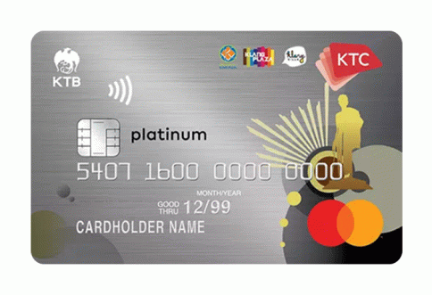 บัตรเครดิต KTC - KLANG PLAZA PLATINUM MASTERCARD-บัตรกรุงไทย (KTC)