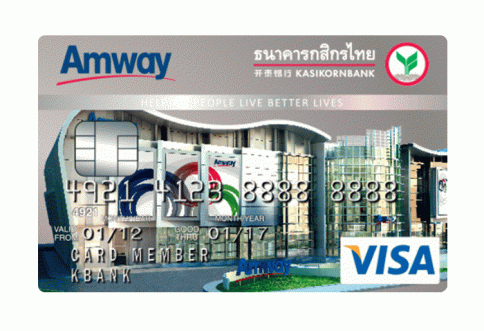 บัตรเครดิตร่วมแอมเวย์ - กสิกรไทย คลาสสิก ธนาคารกสิกรไทย (KBANK)