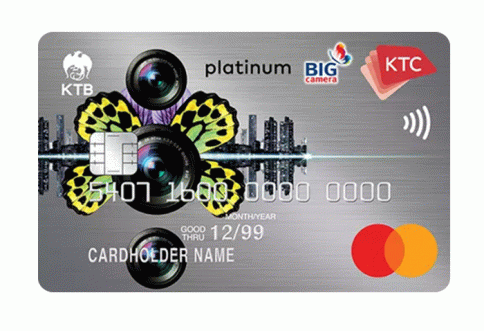 บัตรเครดิต KTC - Big camera Titanium MasterCard-บัตรกรุงไทย (KTC)