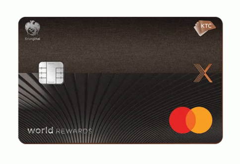 บัตรเครดิต KTC X WORLD REWARDS MASTERCARD-บัตรกรุงไทย (KTC)