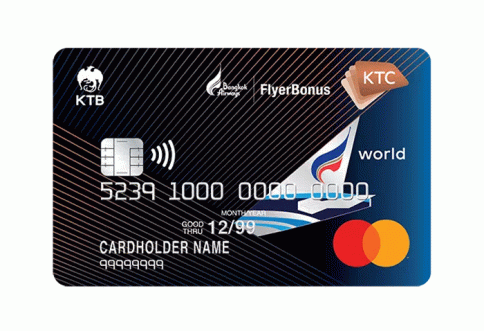 บัตรเครดิต KTC - BANGKOK AIRWAYS WORLD REWARDS MASTERCARD-บัตรกรุงไทย (KTC)