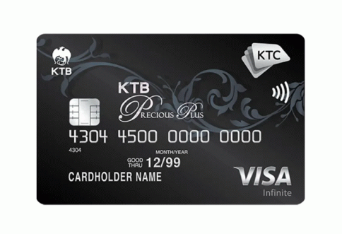 บัตรเครดิต KTC - KTB Precious Plus Visa Signature-บัตรกรุงไทย (KTC)
