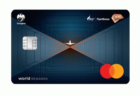 บัตรเครดิต KTC X - BANGKOK AIRWAYS WORLD REWARDS MASTERCARD-บัตรกรุงไทย (KTC)