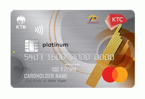 บัตรเครดิต KTC - FAIRY PLAZA PLATINUM MASTERCARD-บัตรกรุงไทย (KTC)