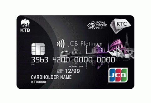 บัตรเครดิต KTC - Royal Orchid Plus JCB Platinum-บัตรกรุงไทย (KTC)