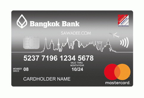 บัตรเครดิตแพลทินัม สวัสดี ธนาคารกรุงเทพ-ธนาคารกรุงเทพ (BBL)