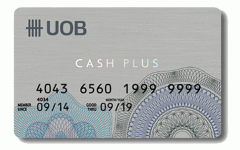บัตรกดเงินสดยูโอบี แคชพลัส (UOB CashPlus)-ธนาคารยูโอบี (UOB)